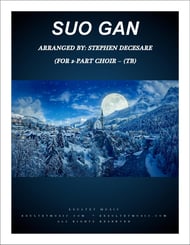 Suo Gan TB choral sheet music cover Thumbnail